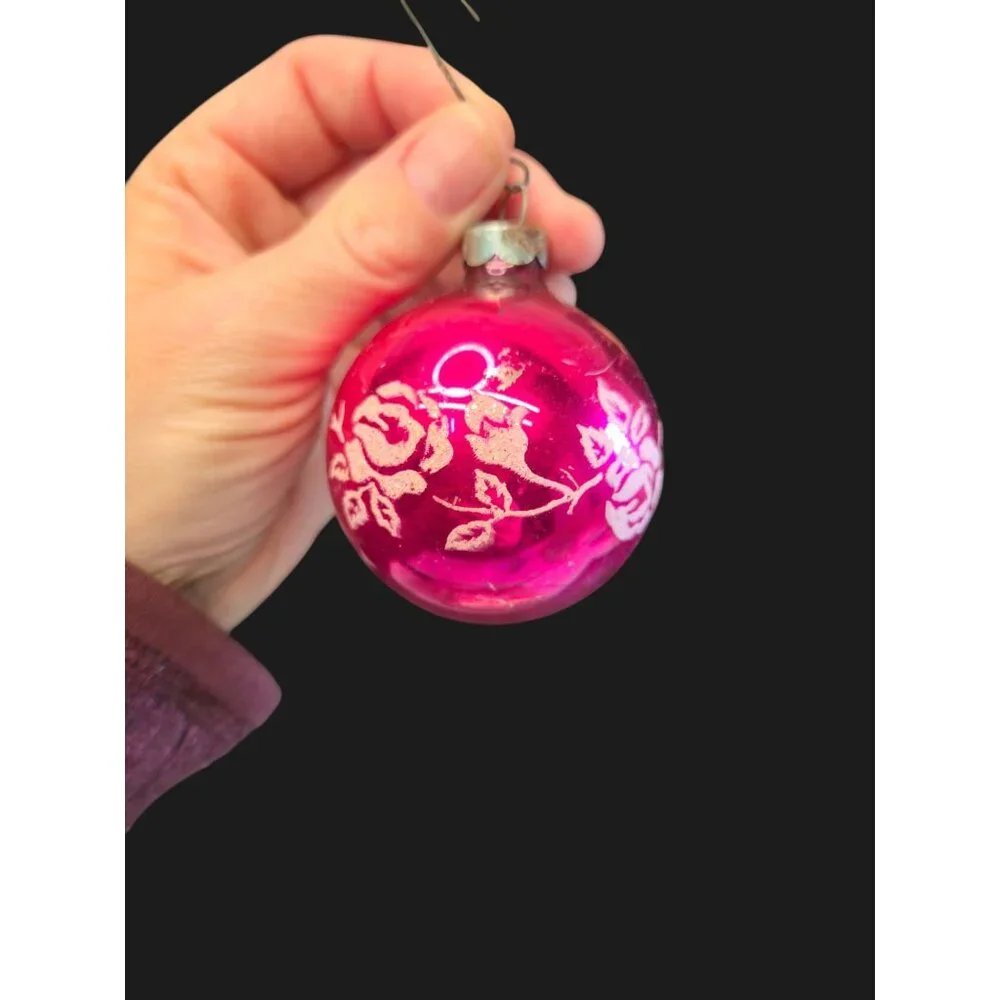 Vintage Shiny Brite Ornaments double Indent Bell Teardrop Mercury Glass bulbs 6 - Picture 11 of 16